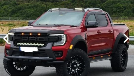 LEDLİ PANJUR 2022+ SİYAH RANGER RAPTOR T9 UYUMLU - Resim 2