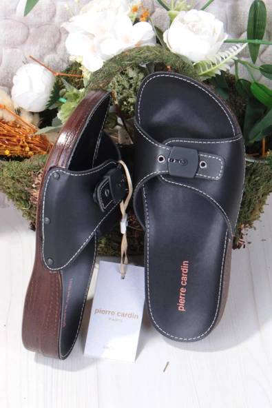 Pierre Cardin 7265 Anatomik Rahat Orijinal Ürün Tokalı Kadın Terlik - Resim 5