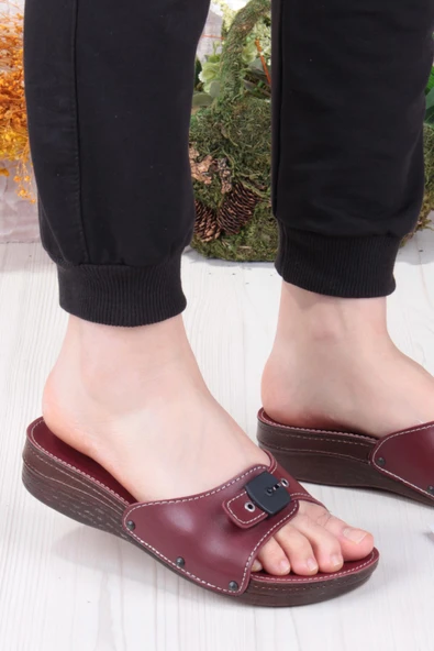 Pierre Cardin 7265 Anatomik Rahat Orijinal Ürün Tokalı Kadın Terlik - Resim 7