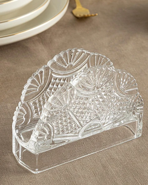 English Home Karissa Cam Peçetelik 13X9 cm Şeffaf - 2