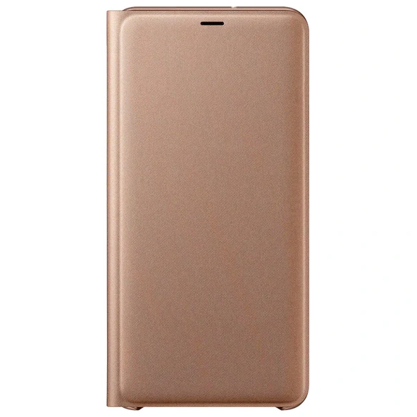 Galaxy A7 2018 ile Uyumlu Wallet Cover Kılıf Altın EF-WA7500PFEGWW - 1