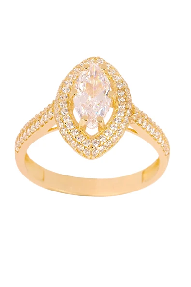 Cigold Taşlı Yüzük 14 Ayar Altın 2.62 Gr OA-K21701029057