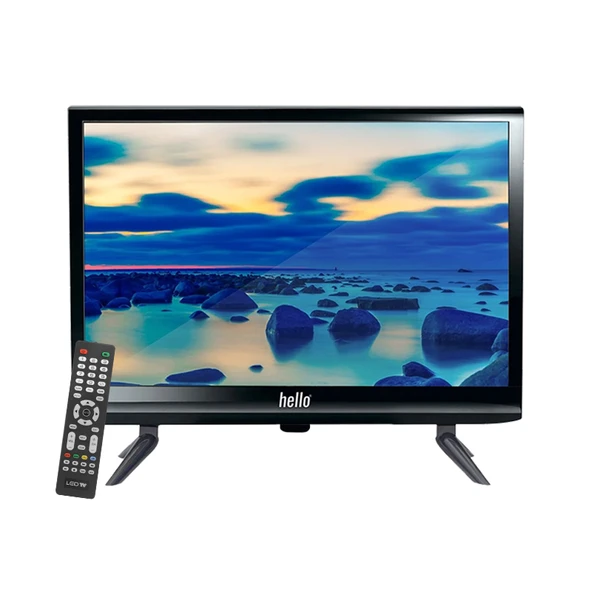 HELLO HL-1900 19 FULL HD LED MONİTÖR (12 VOLT ADAPTÖRLÜ)(AUDIO IN-RCA-VGA-HDMI-USB) 45 CM X 32 CM (4901)