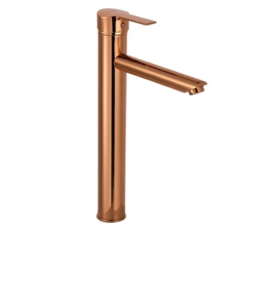 FONTANA ÇANAK TİPİ LAVABO BATARYASI FS-1123 PARLAK BAKIR