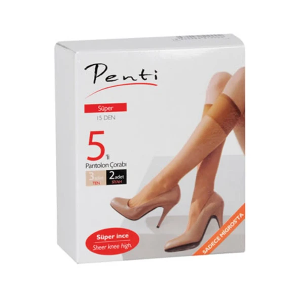 Penti Süper 15 Den Pantolon Çorabı 5'Li