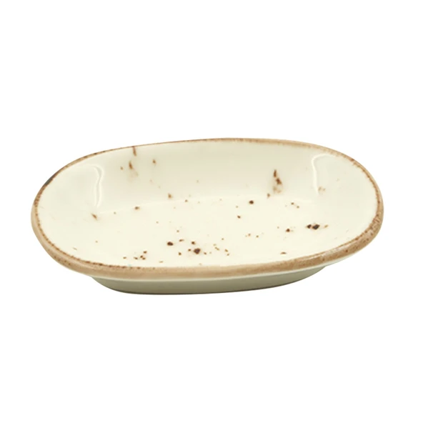 Tulu Porselen Defne 12 Cm Klasik Kayık Krem