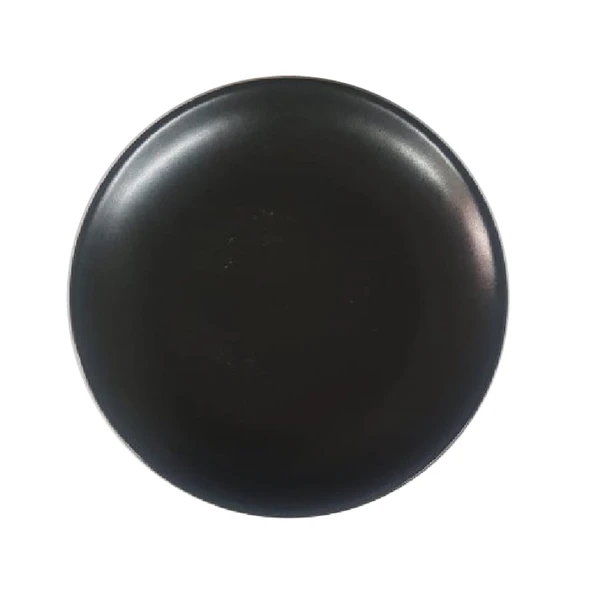 Tulu Porselen 21 Cm Deniz Saten Pasta Tabağı Siyah
