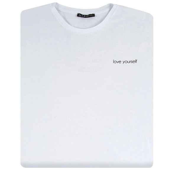 Nap Kadın Sloganlı Tshirt L