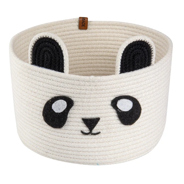 Lisya Home Hasır Panda Sepet 18x15cm