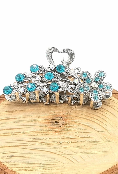 Döküm Metal Renkli Taşlı Lüks Toka ürün görseli