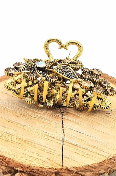 Döküm Metal Renkli Taşlı Lüks Toka ürün görseli