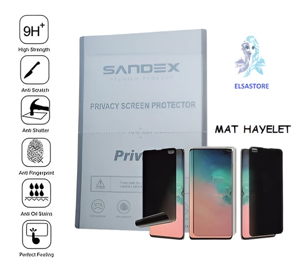 Samsung Galaxy A01 NANO Ekran Koruyucu Esnek ULTRA İnce SANDEX - MAT HAYALET