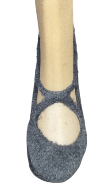 1 Adet Bayan Kaydırmaz Tabanlı Peluş Yoga Pilates Fitness Çorabı - 12