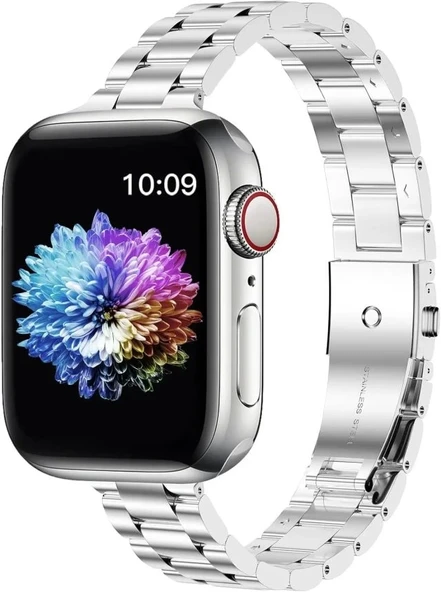 iiteeology Paslanmaz Çelik Kordon Uyumlu Apple Watch Kordon - 2