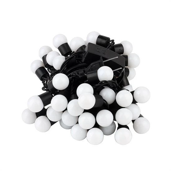 Led Işık 5m Minik Toplar Dekoratif 40 Ledli Dolama RGB Led Aydınlatma