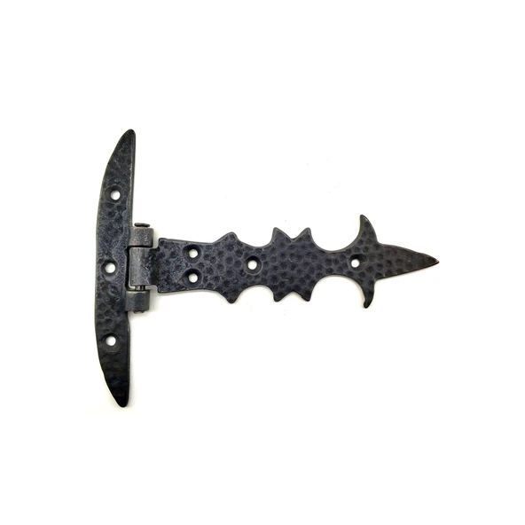 Antika Tarz Dekoratif Pirinç Kuyruklu Lale Menteşe - Dar Kasa, Oksit ürün görseli 1