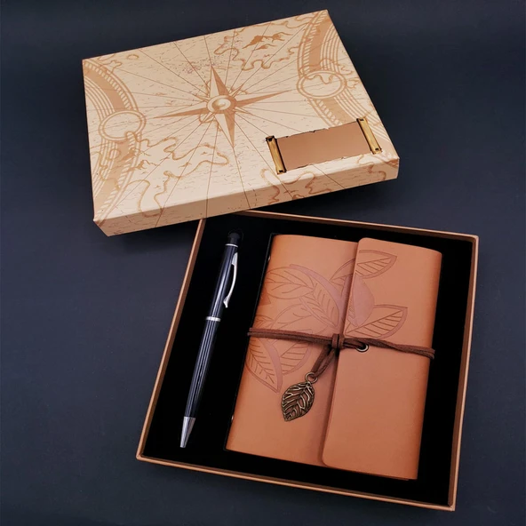 Taba Defter ve Siyah Kalem ürün görseli 1