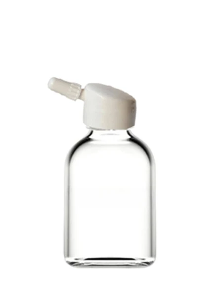 50ml şeffaf cam penisilin şişesi tank kapak, 24 adet, penisilin şişesi,polen şişesi, arı sütü şişesi