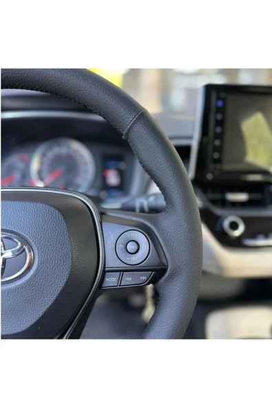 Toyota Uyumlu Corolla 2019 2022 Dikmeli Direksiyon Kılıfı Arac Özel Ürün - Resim 2