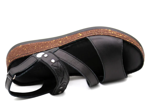 Mammamia 2540LX Kadın Deri Sandalet - Resim 8