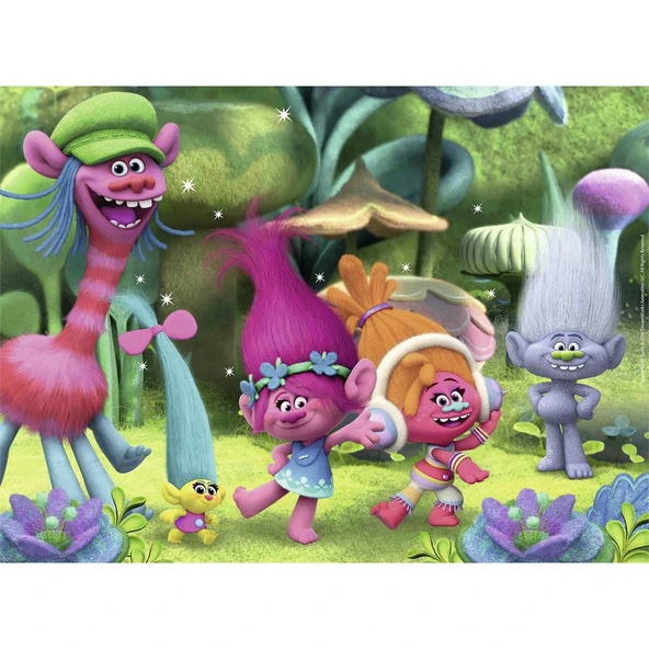 Ravensburger 150 XXL Parçalı Trolls Yapboz Puzzle Ravensburger 7 Yaş ve Üzeri Çocuk Yapbozları - 2