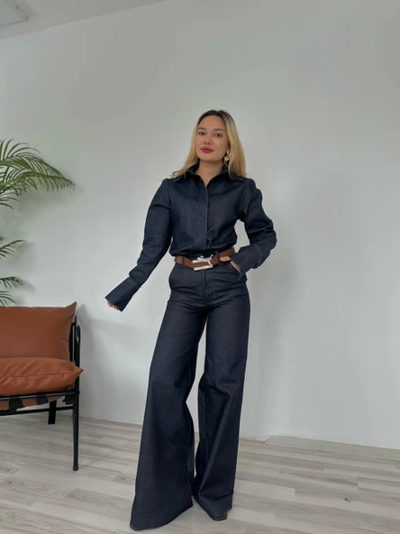 Kadın Denim Pantolon Mavi