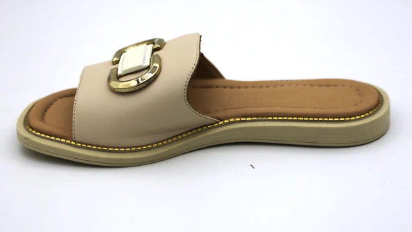 Venüs 2512205Y Kadın Deri Terlik - Resim 6