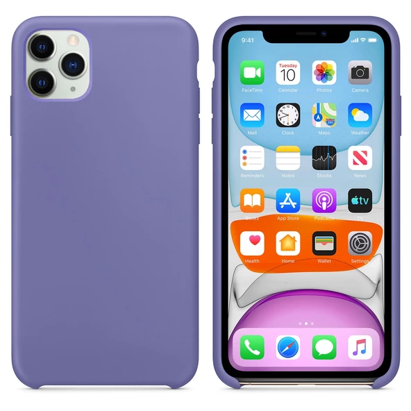 Apple iPhone 11 Pro Kılıf İçi Kadife Silikon Lansman Kılıf - 11