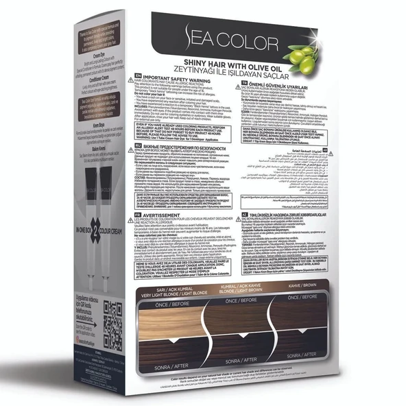 Sea Color 5 4 Açık Kestane 2 li Kutu - 2