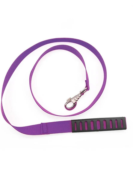 Kauçuk Saplı Köpek Gezdirme Tasması Kırmızı ürün görseli 1