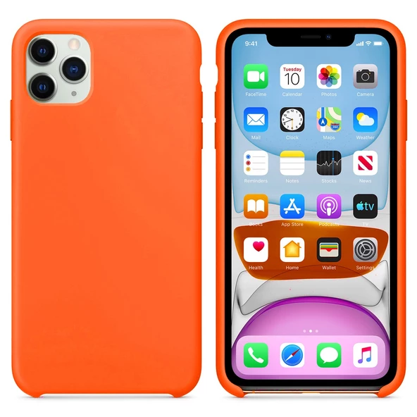 Apple iPhone 11 Pro Kılıf İçi Kadife Silikon Lansman Kılıf - 10