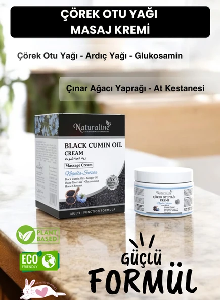Naturaline Çörek Otu Yağı Kremi 100 Ml - 1