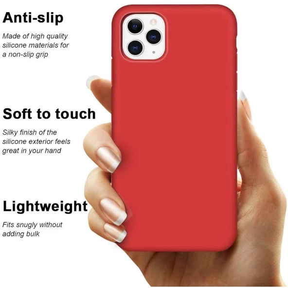 Apple iPhone 11 Pro Kılıf İçi Kadife Silikon Lansman Kılıf - 2