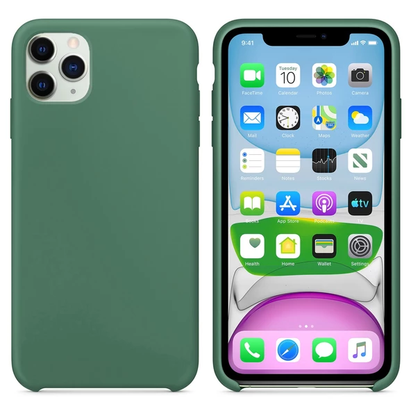 Apple iPhone 11 Pro Kılıf İçi Kadife Silikon Lansman Kılıf - 6