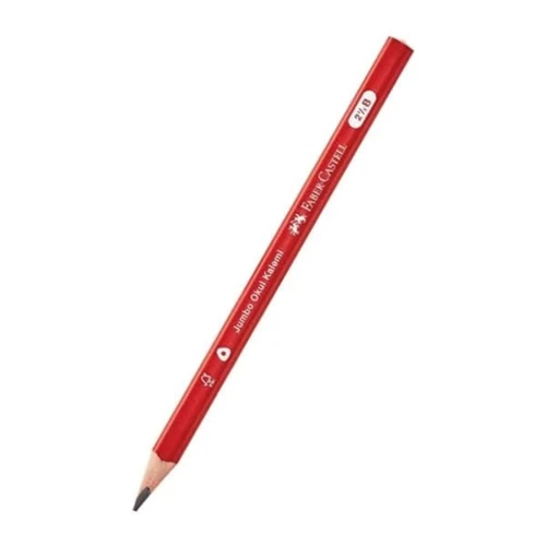 Faber Castell Jumbo Kurşun Kalem 2,5B Alıştırma Kalemi 4 adet