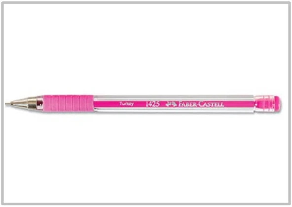 Faber Castell Tükenmez Kalem 1425 Pembe - 6 adet ürün görseli