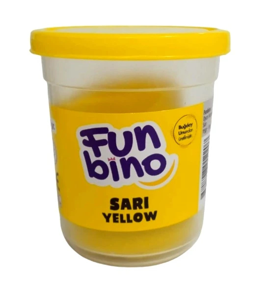 Funbino Oyun Hamuru 115Gr Sarı - 4 adet