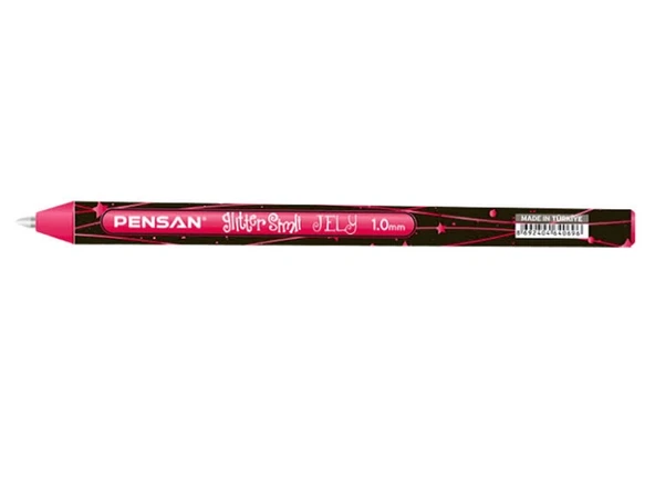 Pensan Glitter Simli Jel Kalem Pembe - 3 adet - 1