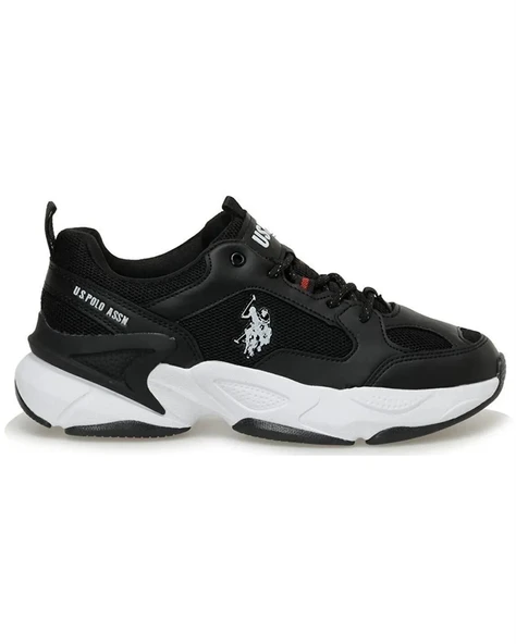 U.s. Polo Assn. Maybe Wmn 5Fx Kadın Siyah-Beyaz Sneaker Ayakkabı - 2