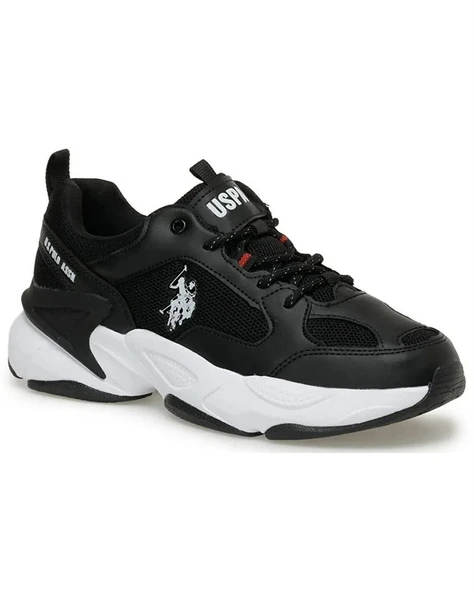 U.s. Polo Assn. Maybe Wmn 5Fx Kadın Siyah-Beyaz Sneaker Ayakkabı