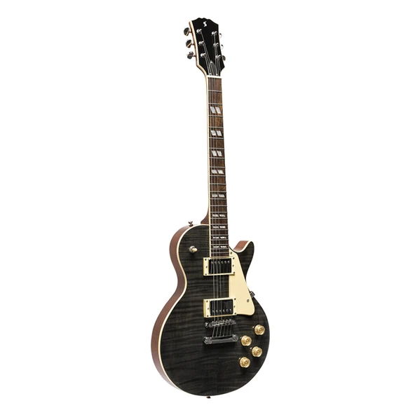 STAGG LES PAUL ELEKTRO GİTAR SEL-DLX TR BLK