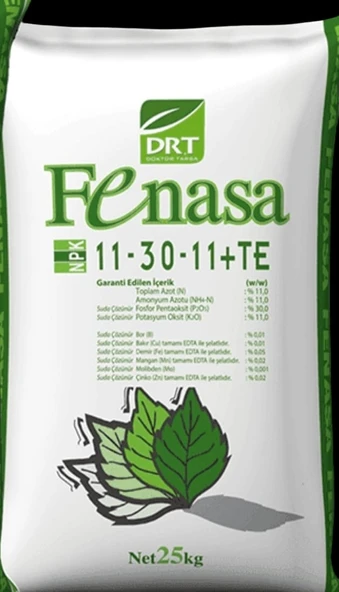 Damlama, Yaprak Gübresi NPK Gübre Drt. Fenasa 11 30 11+ Me Çiçek Açtıran Yavuzer Tarım Gübre 8 Kg - 3