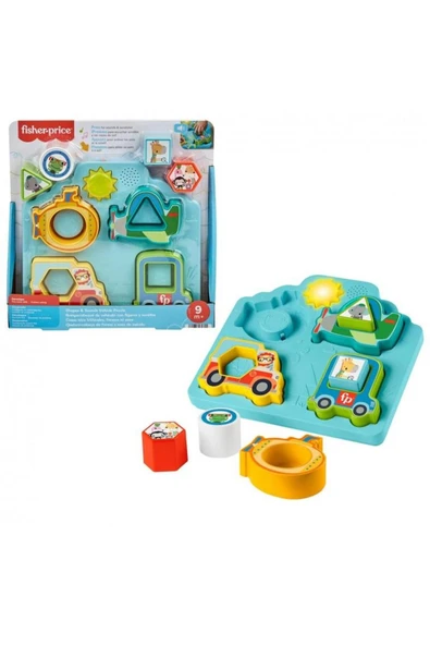 Fisher Price Sesli ve Işıklı Arabalar Puzzle HRP31