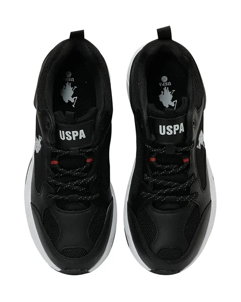 U.s. Polo Assn. Maybe Wmn 5Fx Kadın Siyah-Beyaz Sneaker Ayakkabı - 6
