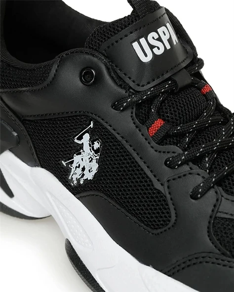 U.s. Polo Assn. Maybe Wmn 5Fx Kadın Siyah-Beyaz Sneaker Ayakkabı - 7