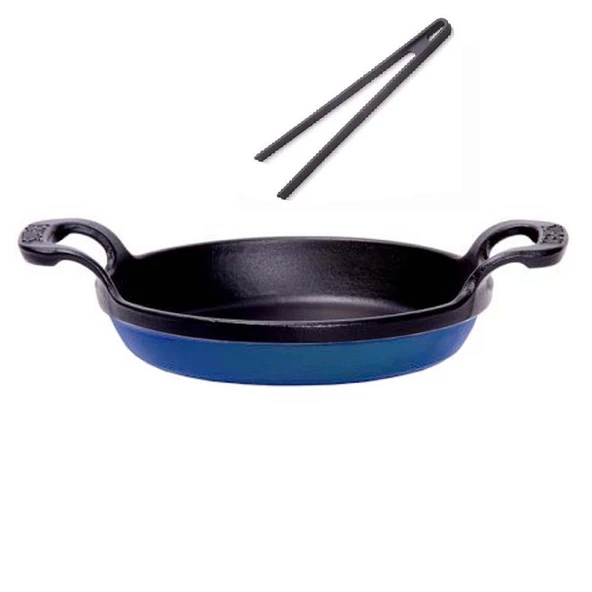 Döküm Sahan 22 CM Mavi ve Silikon Maşa