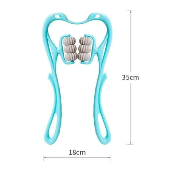 Çok Fonksiyonlu Manuel Altı Tekerlekli Boyun Masaj Aleti - 5