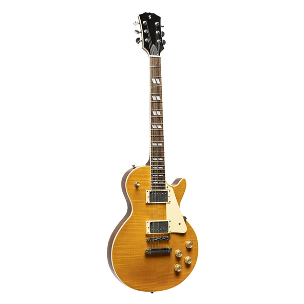 STAGG LES PAUL ELEKTRO GİTAR SEL-DLX HONEY - 1