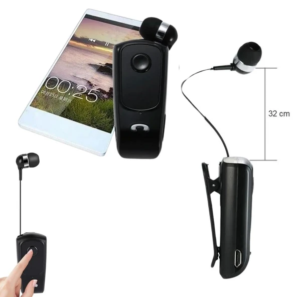 Telefon Bağlantılı Makaralı Kulaklıklı Bluetooth Kulaklık - 4