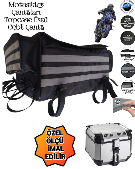 TOPCASE ÜSTÜ MOTOSİKLET ÇANTASI